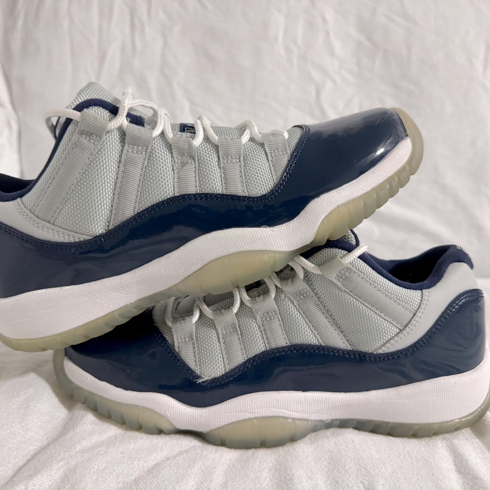 Nike Air Jordan 11 Low Georgetown Size 5.5 528895–007 OG XI Grey Blue